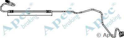 APEC BRAKING hos3883 -  Тормозной шланг